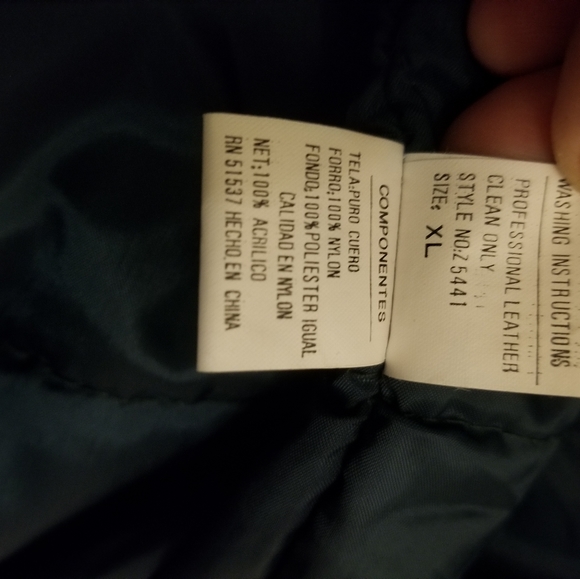 Brittania Outerwear Men Hunted Green wBlack Sleeves Corduroy Bomber Jacket Sz XL - Picture 2 of 14